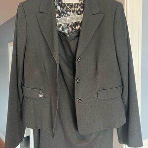 Tahari Dark Gray 2 piece  Suit